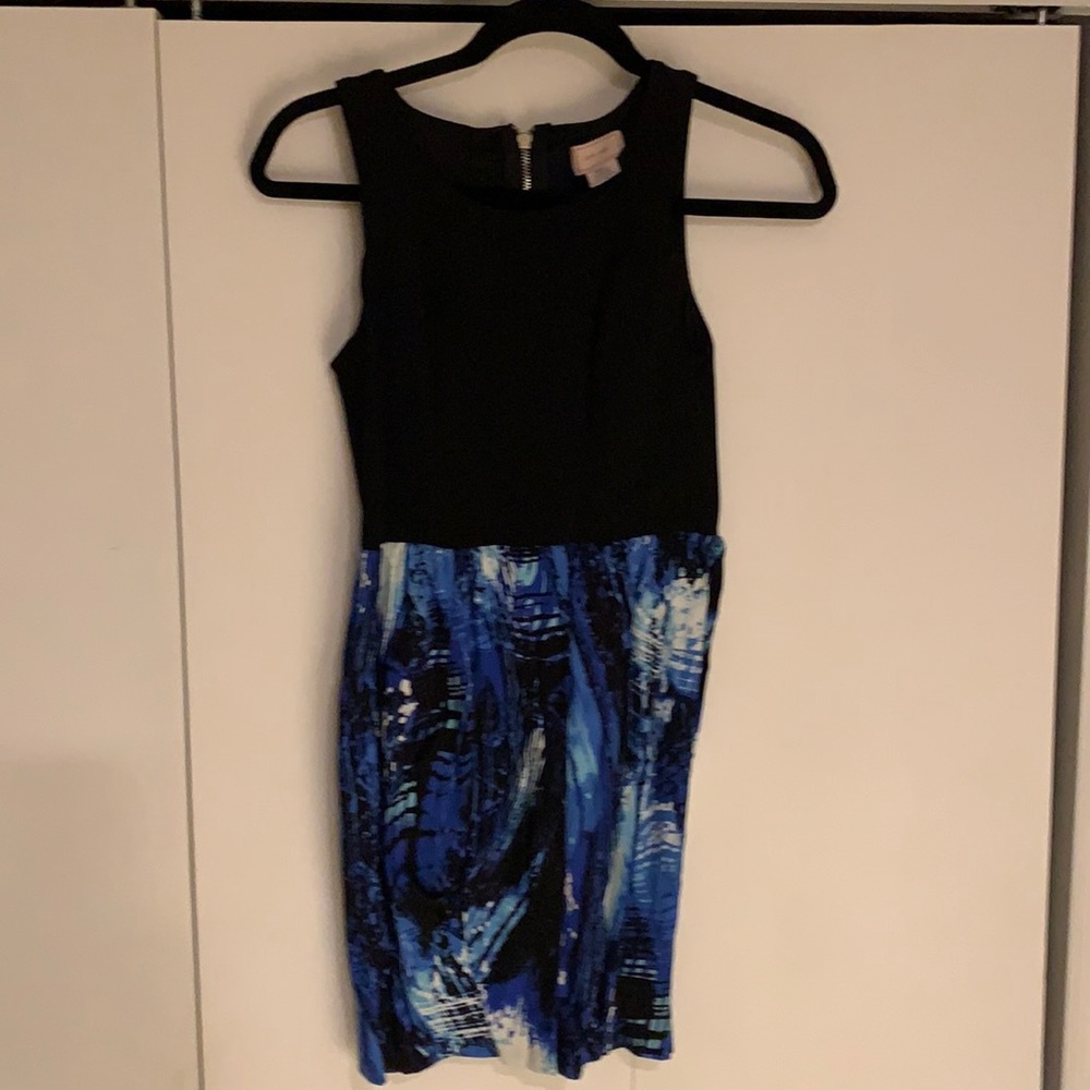 Love…ady Black and blue short dress size S Style WO-4556